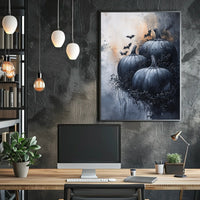 Halloween Spooky Scene Artistic Abstract or Pop Culture Poster