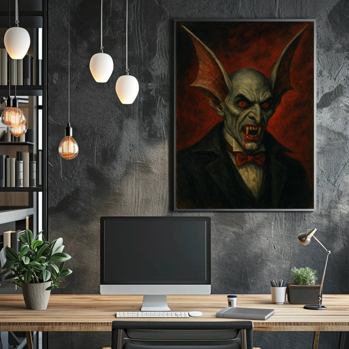Vampire Horror Art Poster for Fantasy or Mythology Poster