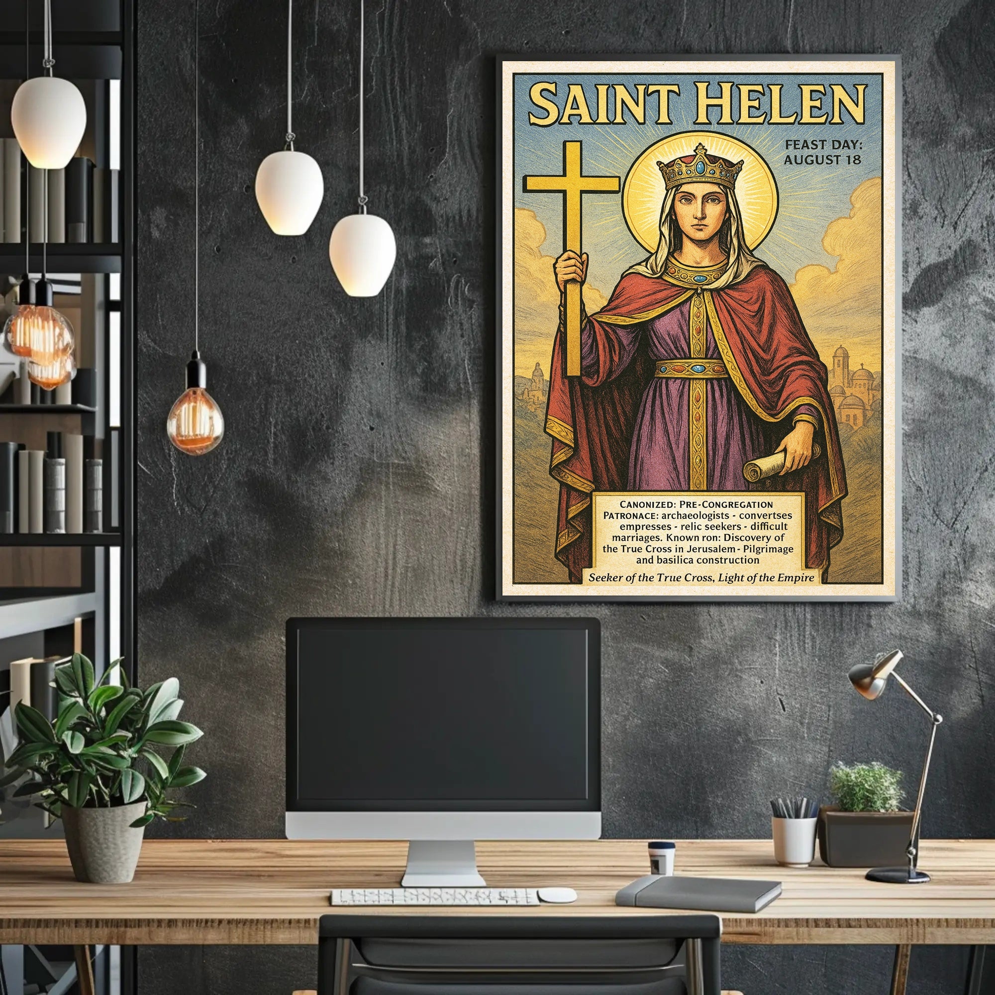 Saint Helen Poster PosterGoat