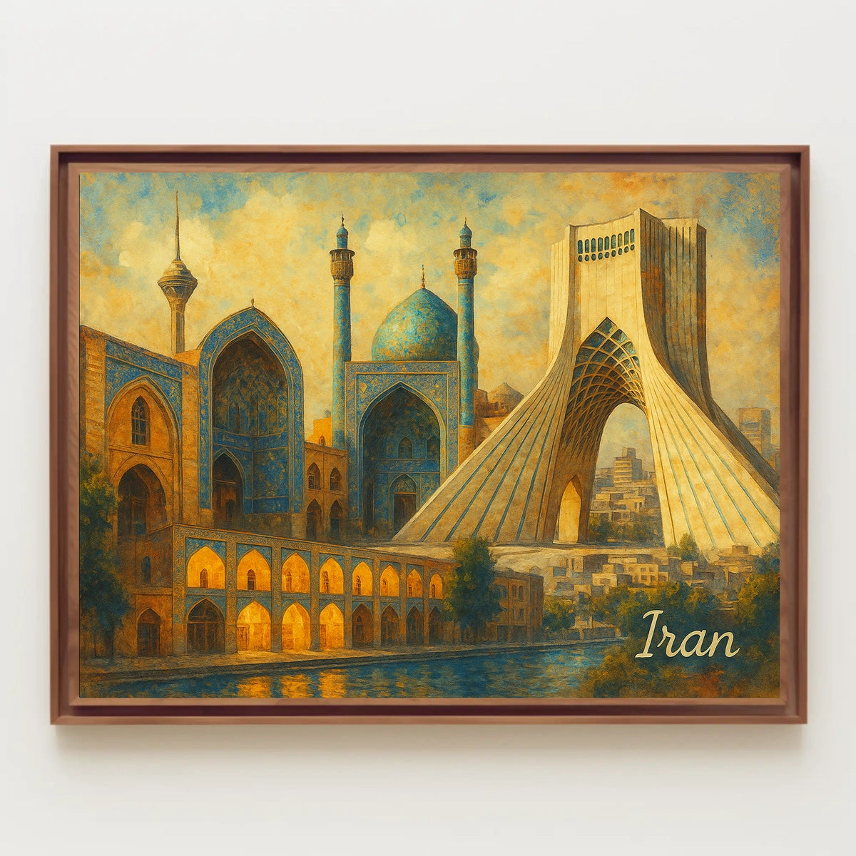 Architectural Wonders of Iran Poster