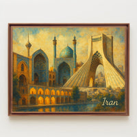 Architectural Wonders of Iran Poster