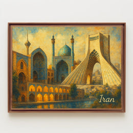 Architectural Wonders of Iran Poster