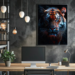 Majestic Tiger Portrait Poster