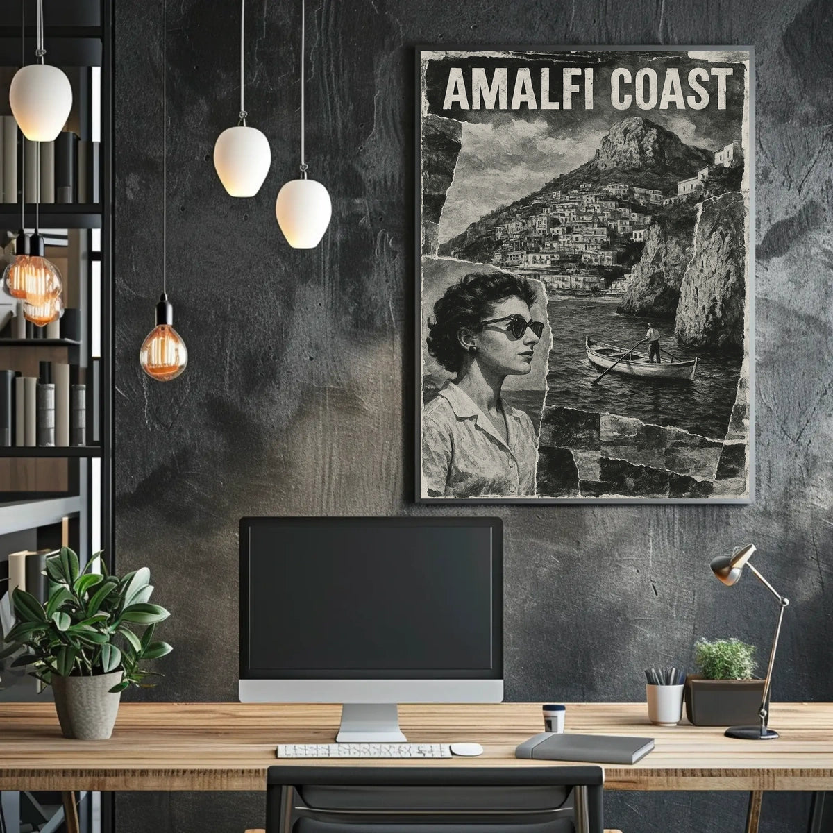 Amalfi Coast A Timeless Escape Poster 18x24 Wall Art