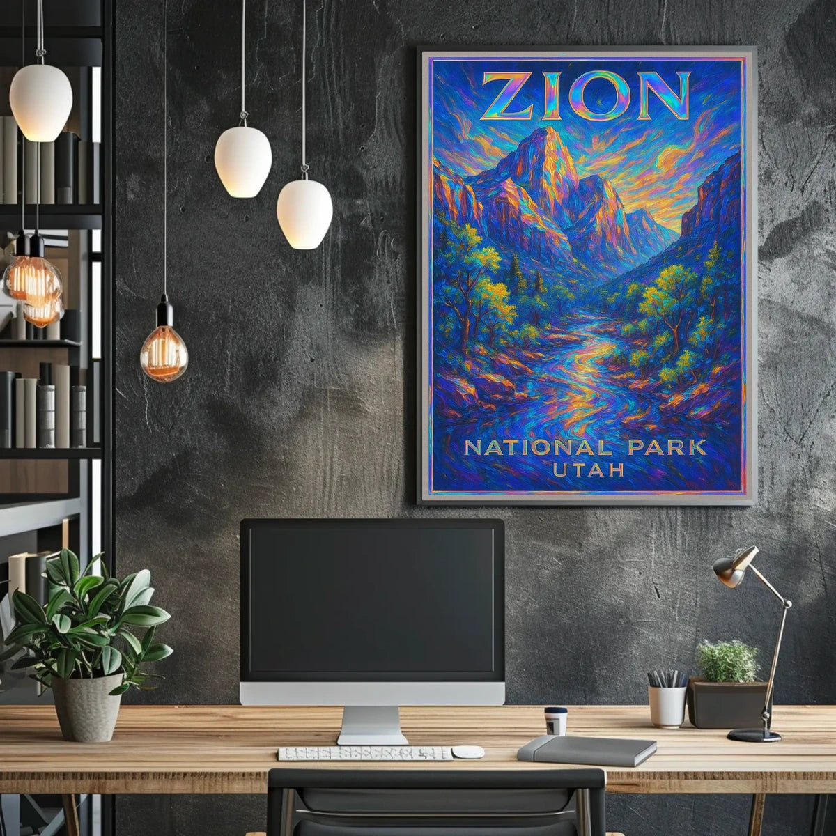 Zion National Park Poster