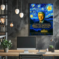 Bill Clinton 42nd President of the United States Presidential Masterpiece Series Poster