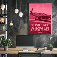 Tuskegee Airmen Collectors Vintage Aviation Poster