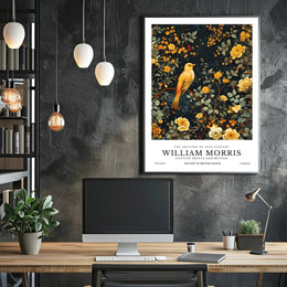 William Morris Floral Vintage Art Poster