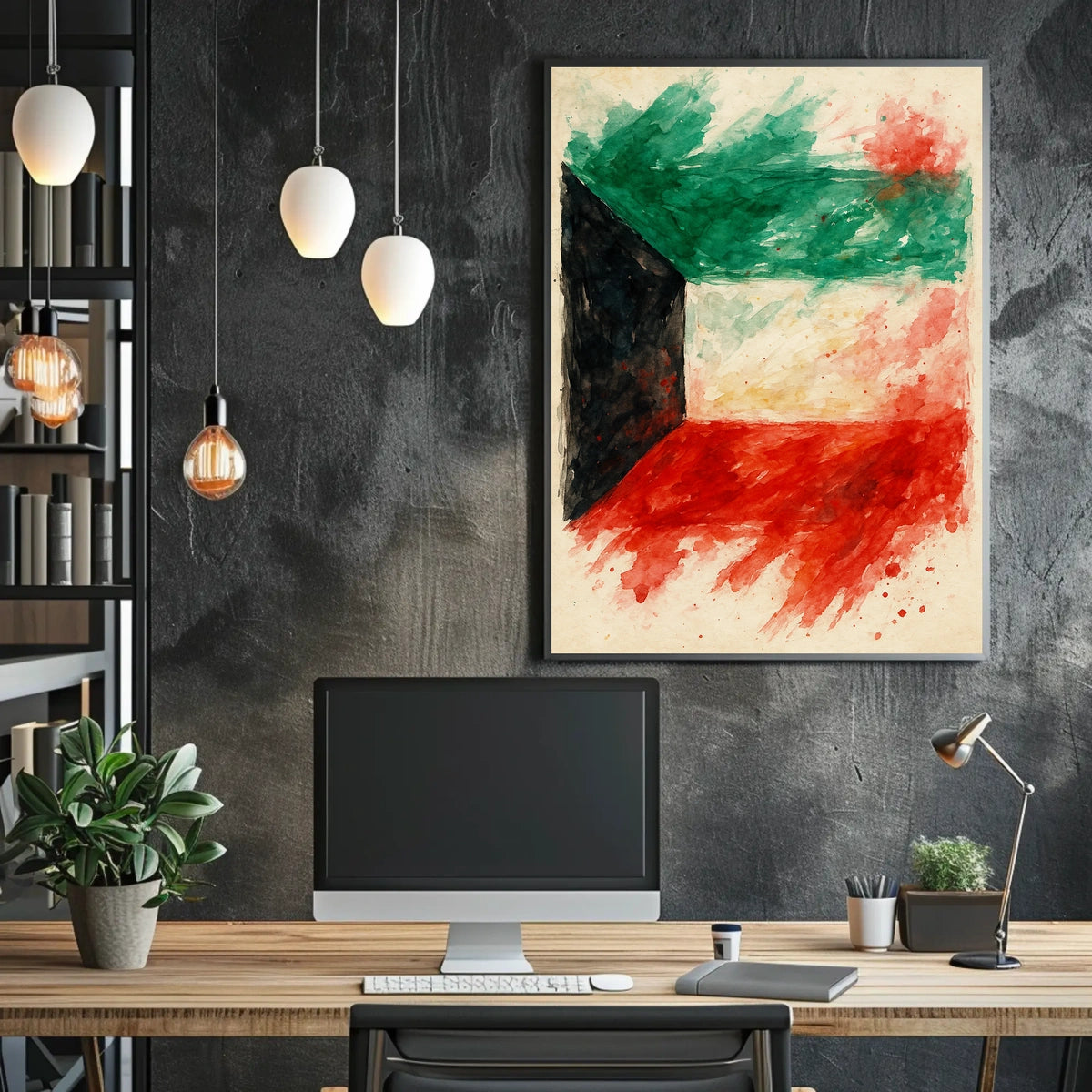 Abstract Flag Art Poster