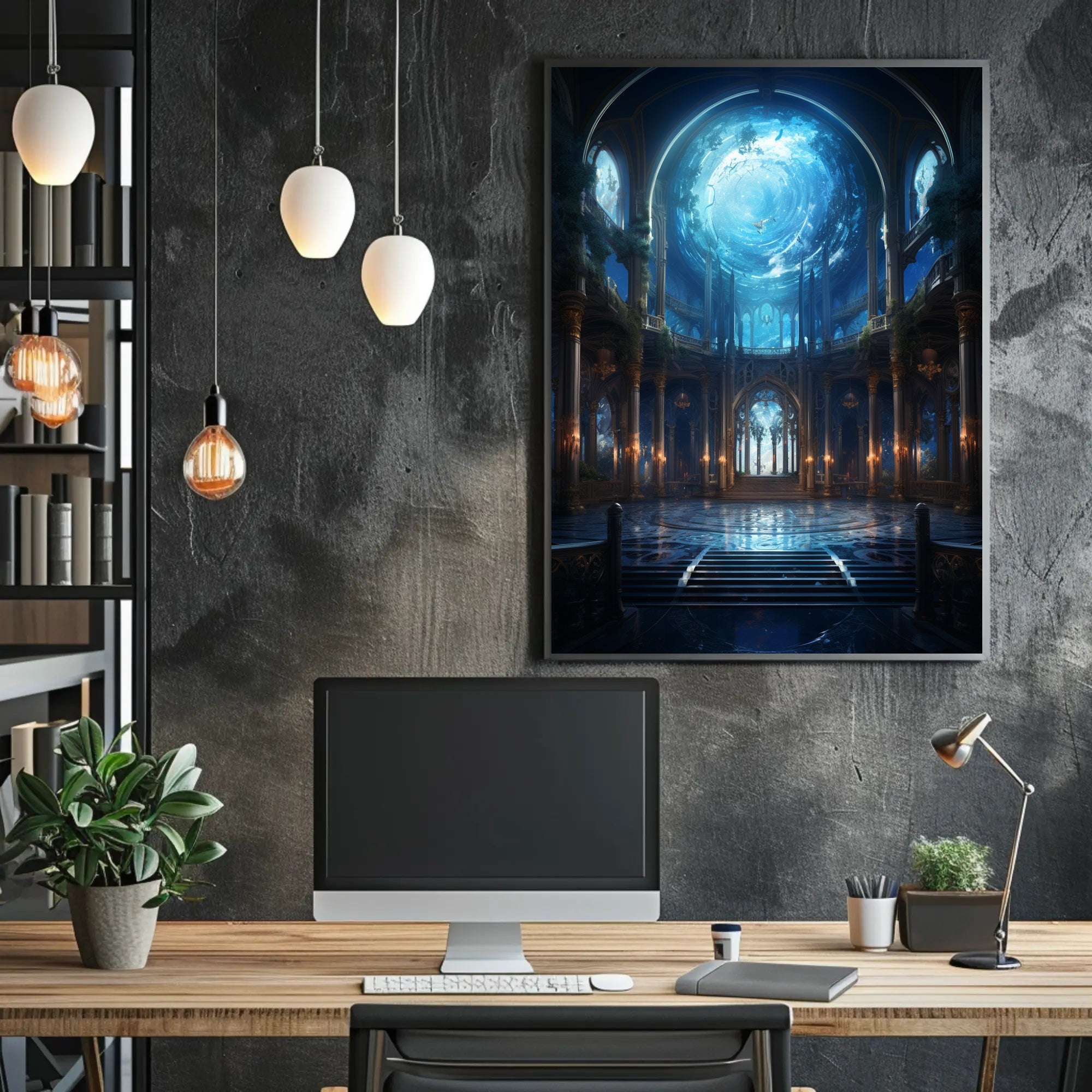 Enchanted Aquatic Hall Poster