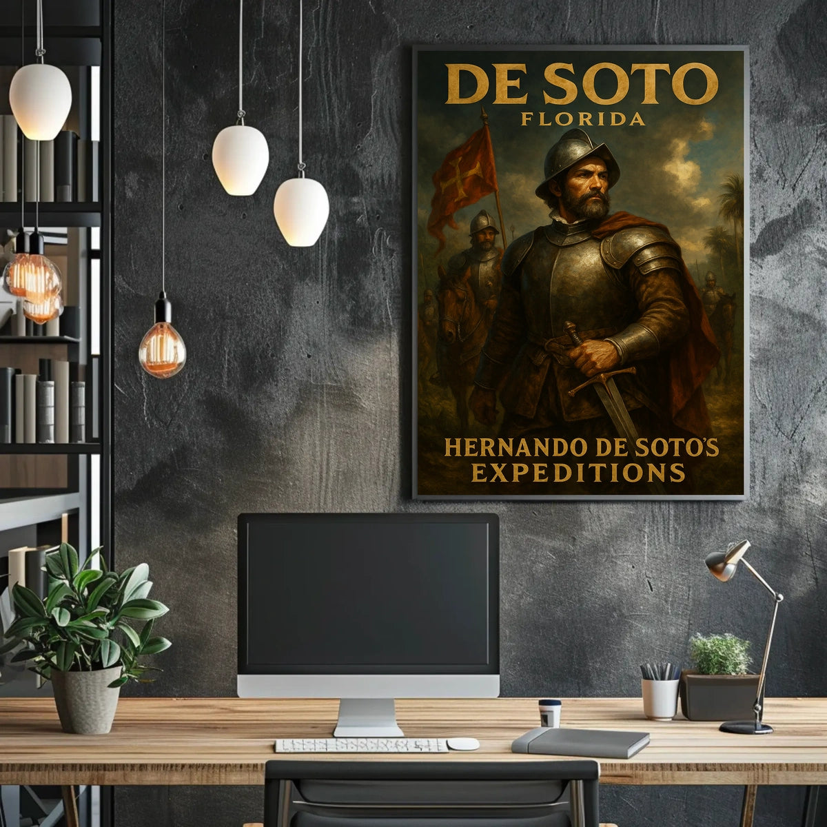 Hernando De SotoS Expeditions Poster
