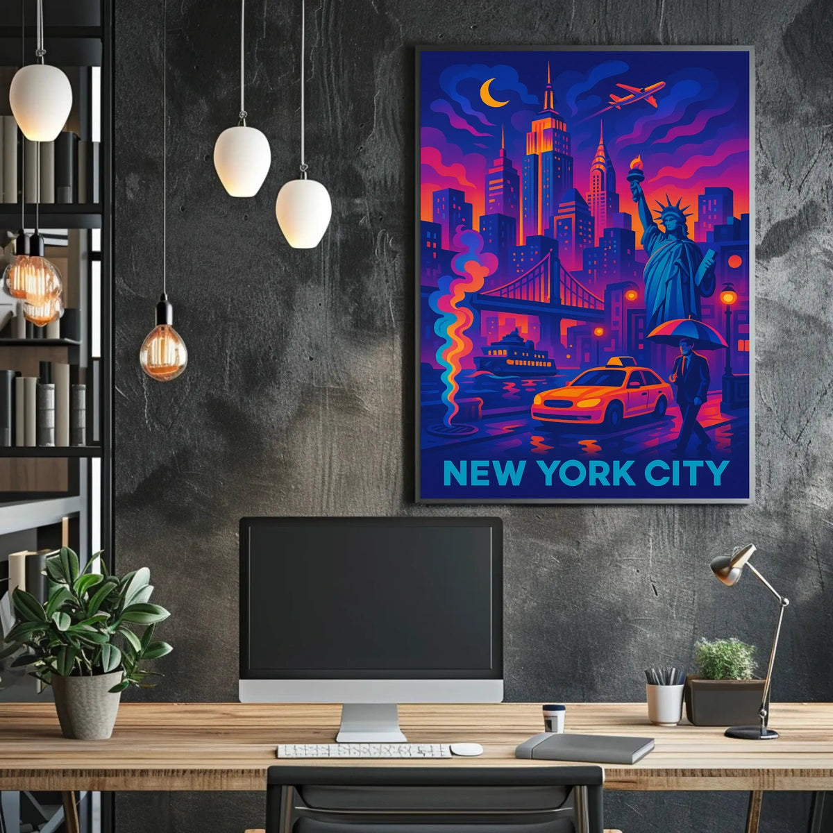 New York City Skyline Poster