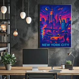 New York City Skyline Poster