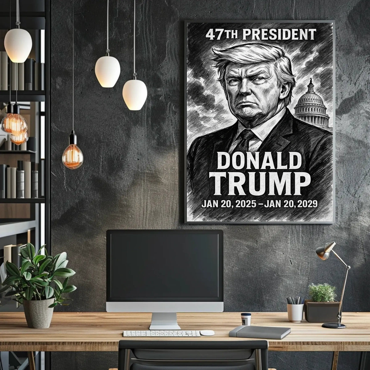 Donald Trump 47th President Poster