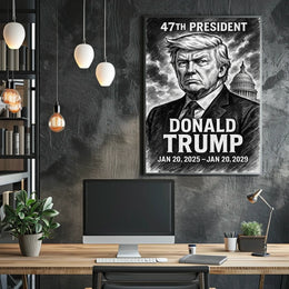 Donald Trump 47th President Poster