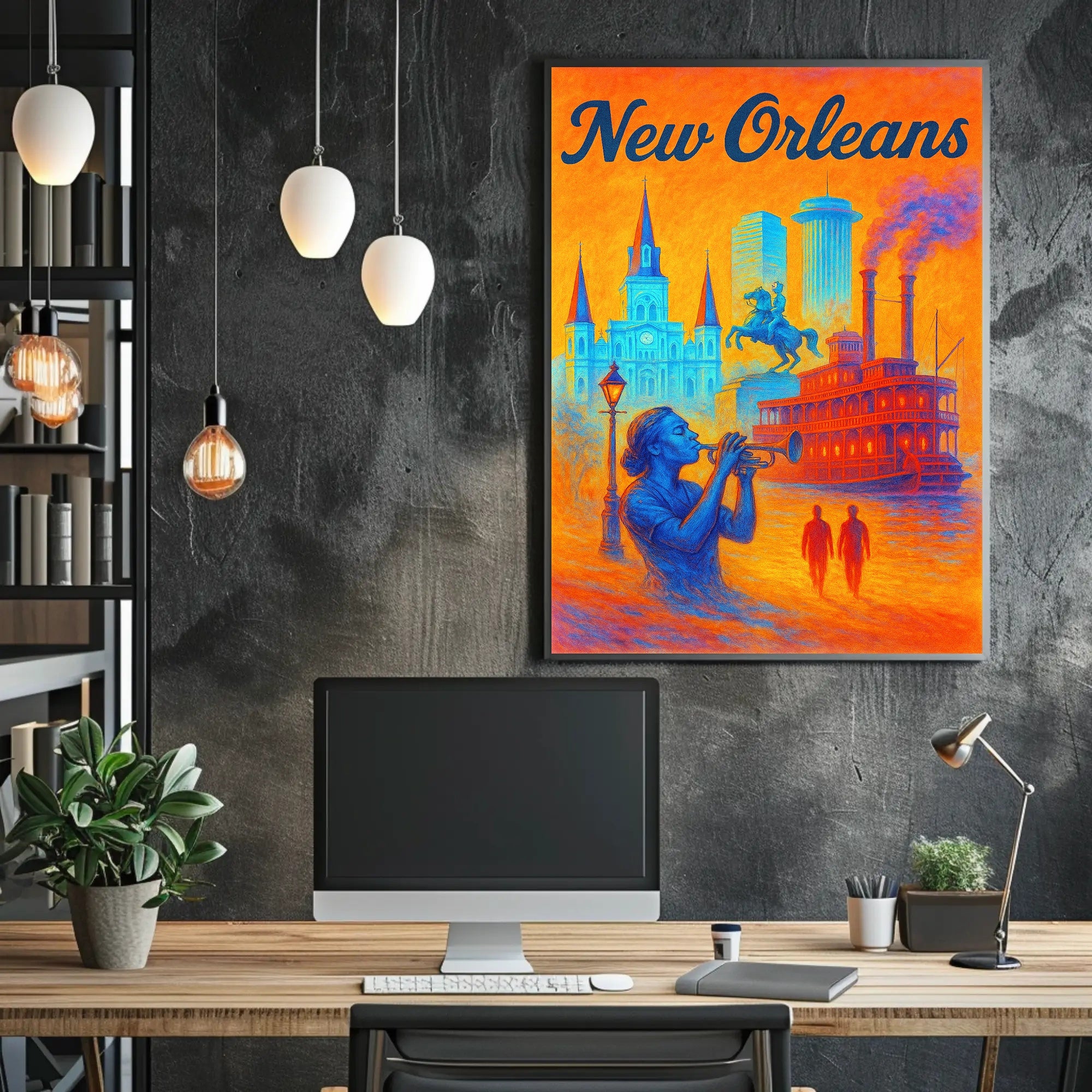 New Orleans Vibes Poster PosterGoat