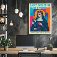 Saint Catherine of Sweden Poster