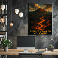 Sunset Crater Volcano Poster