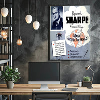 Magic Show Vintage Poster Featuring Robert Sharpe Cultural or Heritage Poster