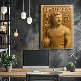 Jim Thorpe Tribute Poster