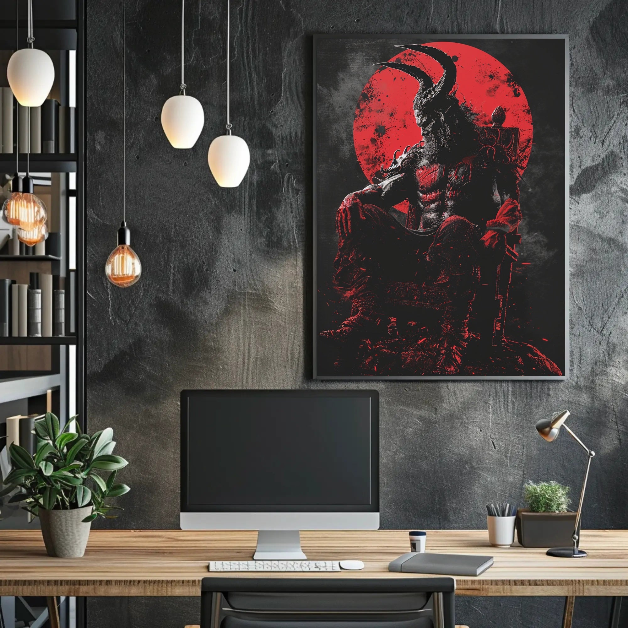 The Dark Monarch Art Print Poster for Home Decor and Wall Art PosterGoat