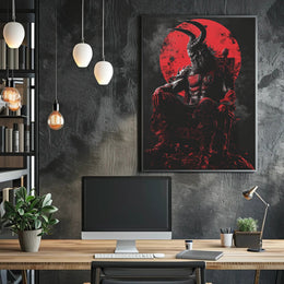 The Dark Monarch Art Print Poster for Home Decor and Wall Art PosterGoat