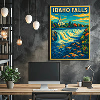 Idaho Falls Scenic Poster