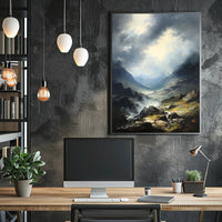 Majestic Mountain Landscape Poster
