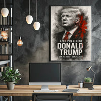 Donald Trump 47th President Poster