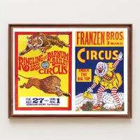 Classic Circus Posters Poster