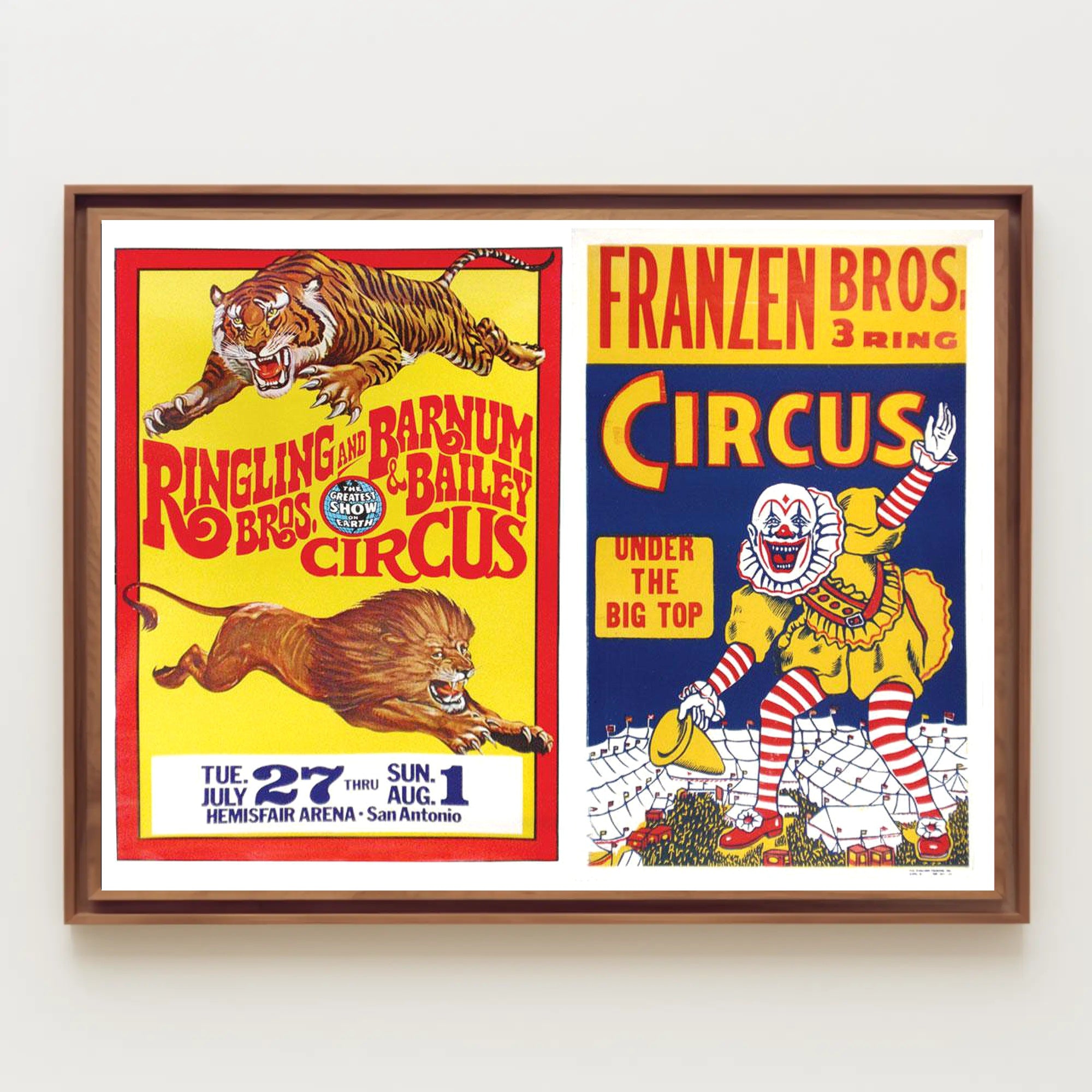 Classic Circus Posters Poster