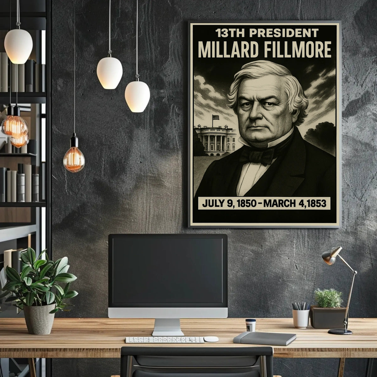 Millard Fillmore 13Th President Poster