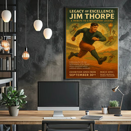 Jim Thorpe A Tribute to a Multisport Legend Poster