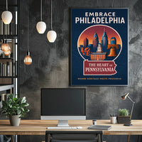 Embrace Philadelphia Poster PosterGoat