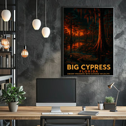 Big Cypress Florida Swamp Preserve Poster