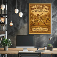 Boston Red Stockings – Champions of the National Game Poster PosterGoat
