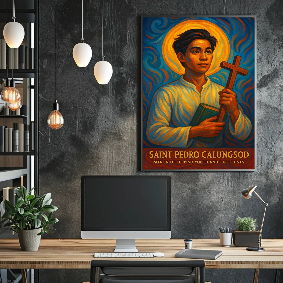 Saint Pedro Calungsod Patron of Filipino Youth and Catechists Poster
