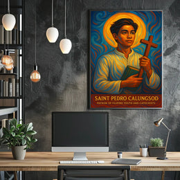 Saint Pedro Calungsod Patron of Filipino Youth and Catechists Poster
