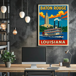 Baton Rouge Louisiana Poster
