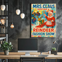 Mrs. Claus Hosts A Reindeer Fashion Show Poster