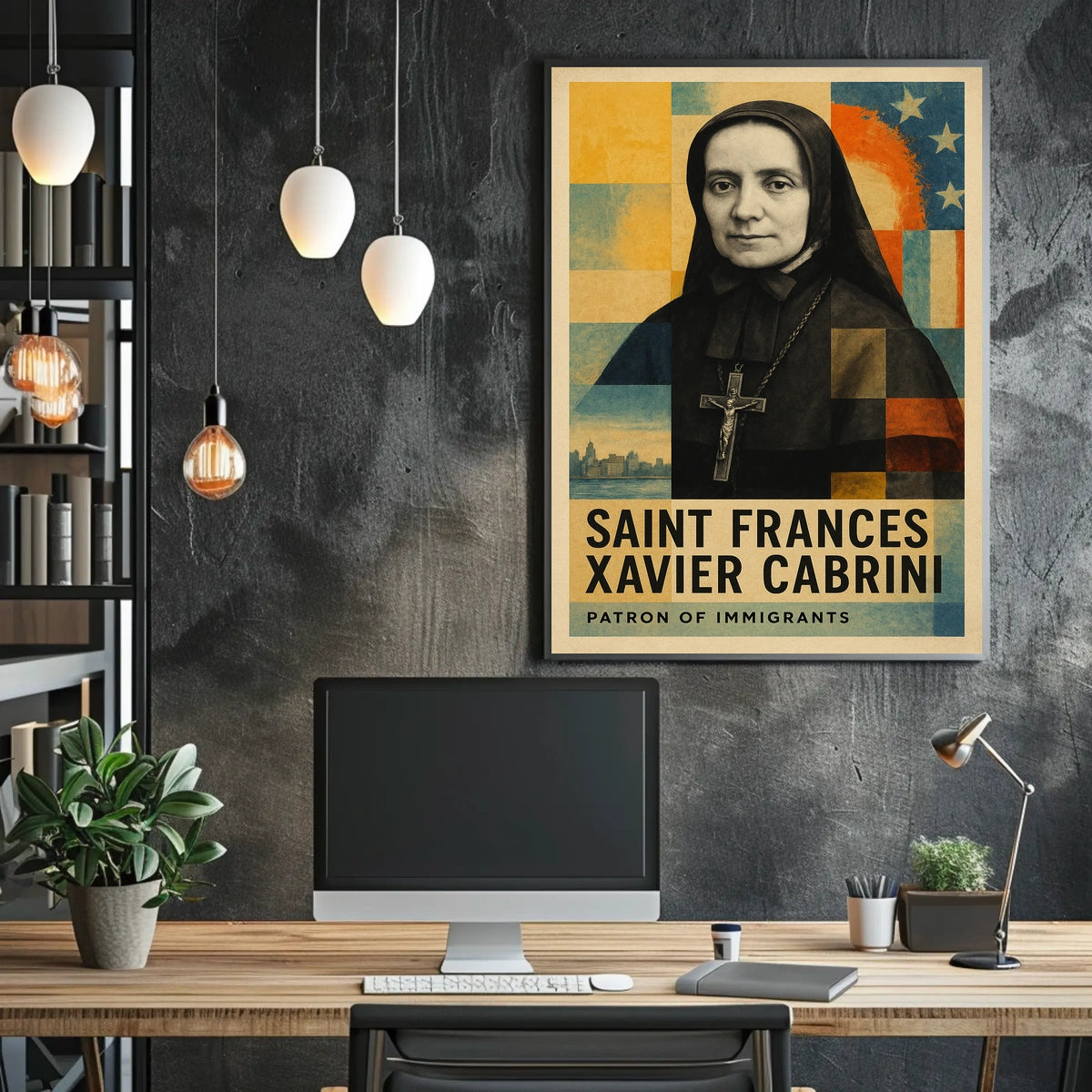 Saint Frances Xavier Cabrini Patron Of Poster