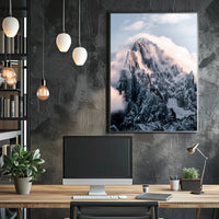 Majestic Mountain Peaks Poster