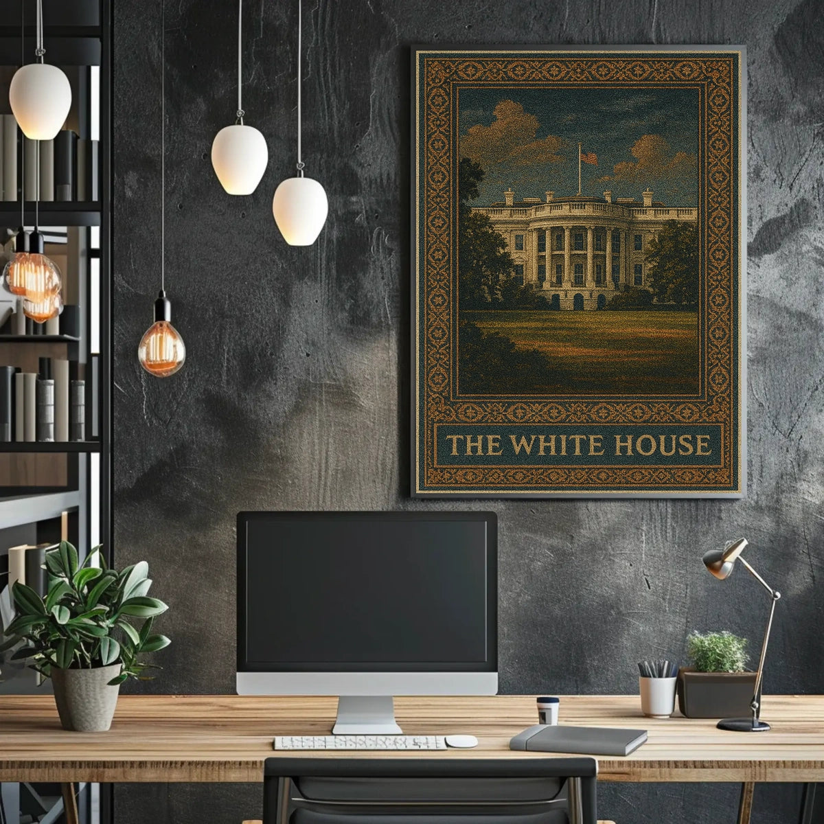 The White House Poster