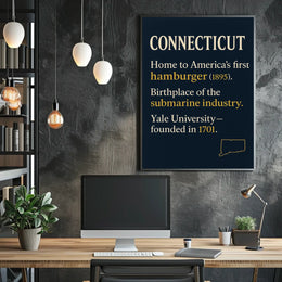 Discover Connecticut Poster