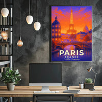 Paris - Ville Lumière Poster PosterGoat