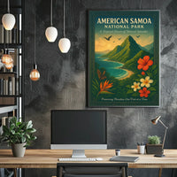 American Samoa Beauty National Park Poster