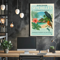 Discover Seychelles Poster PosterGoat