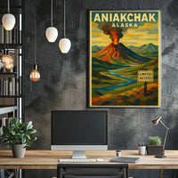 Aniakchak, Alaska Limited Access Poster