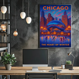 Chicago The Heart Of Winter Poster