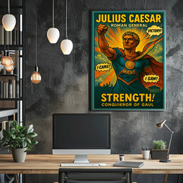 Julius Caesar – Roman General Poster PosterGoat